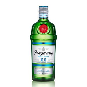 GINEBRA TANQUERAY S/ALCOHOL 70CL.