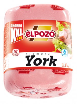 JAMON YORK EL POZO BARRA 1KG.
