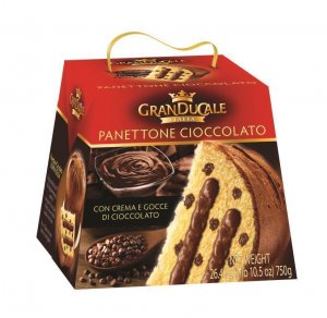 PANETTONE CHOCO CHIPS G.DUCALE 750GRS.