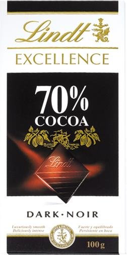 CHOCOLATE EXCELLENCE LINDT 100GRS.