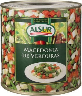 MACEDONIA VERDURAS ALSUR 1550GRS.