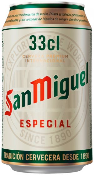 CERVEZA SAN MIGUEL L/33CL.