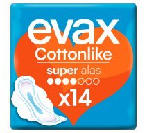 COMPRESAS EVAX  COTTON ALAS SUPER 14U