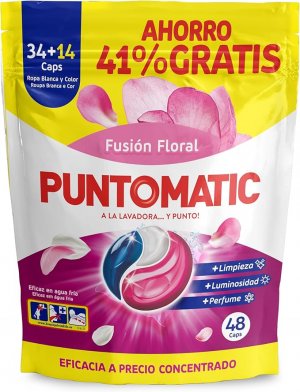 DET.CAPS PUNTO MATIC FLORAL 48DS