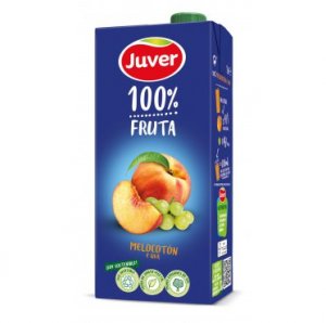 ZUMO MELOCOTON/UVA  JUVER  1L.